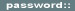 password